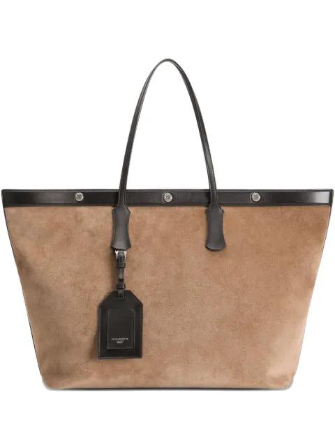 Atene suede tote bag by DOLCE&GABBANA