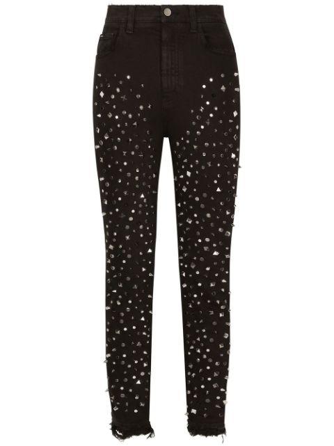 Audrey studded skinny jeans by DOLCE&GABBANA