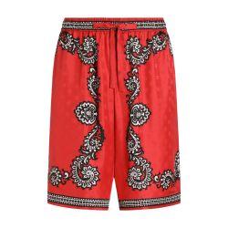 Bandanna-print silk shorts by DOLCE&GABBANA