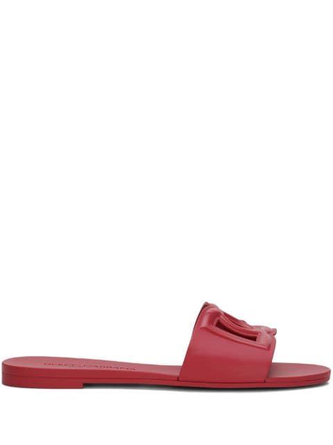 Bianca DG-logo slides by DOLCE&GABBANA