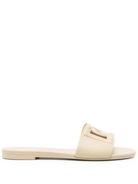 Bianca DG-logo slides by DOLCE&GABBANA