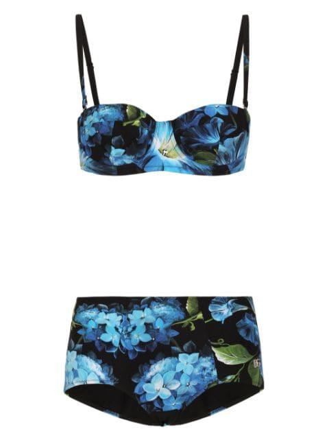 Bluebell balconette bikini set by DOLCE&GABBANA