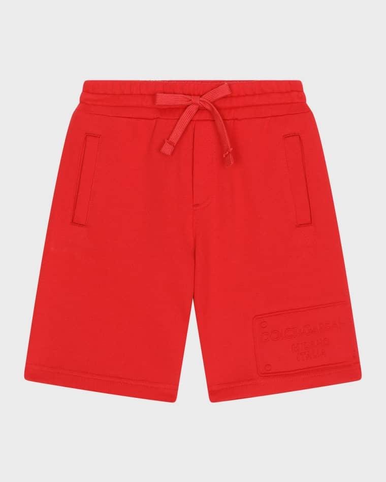 Boy's Embossed Jogger Shorts, Size 8-14 by DOLCE&GABBANA
