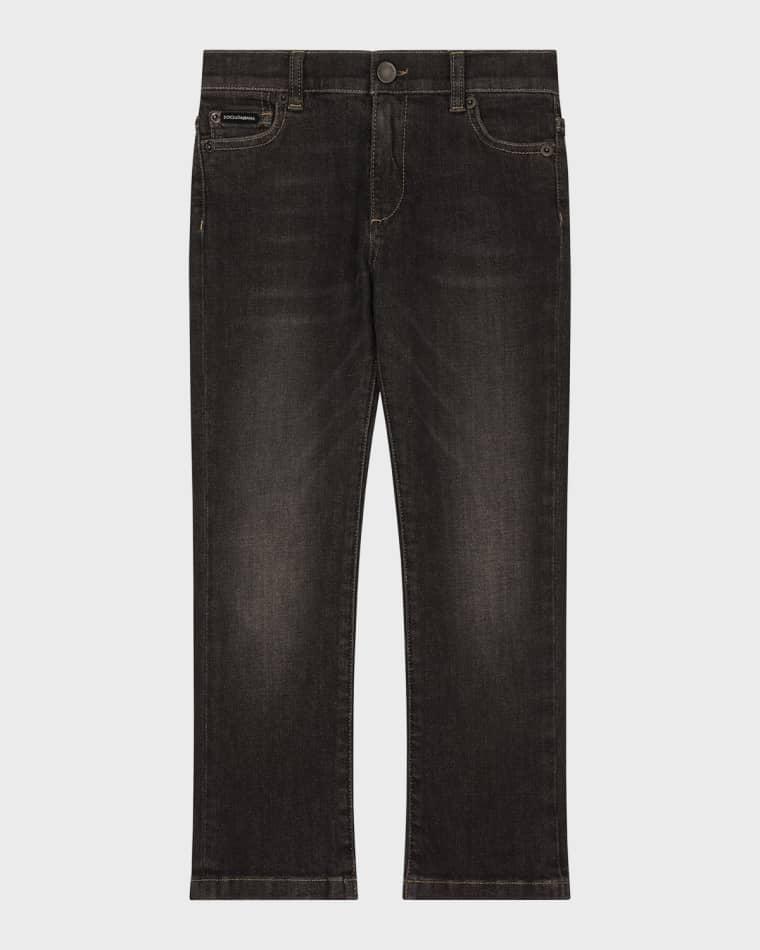 Boy's Small Patch Jeans by DOLCE&GABBANA