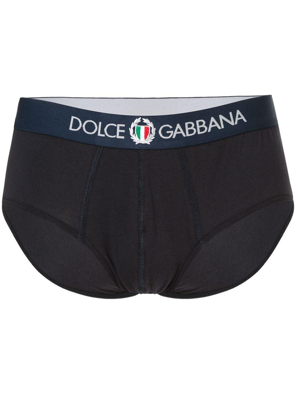 Brando logo-waistband briefs by DOLCE&GABBANA
