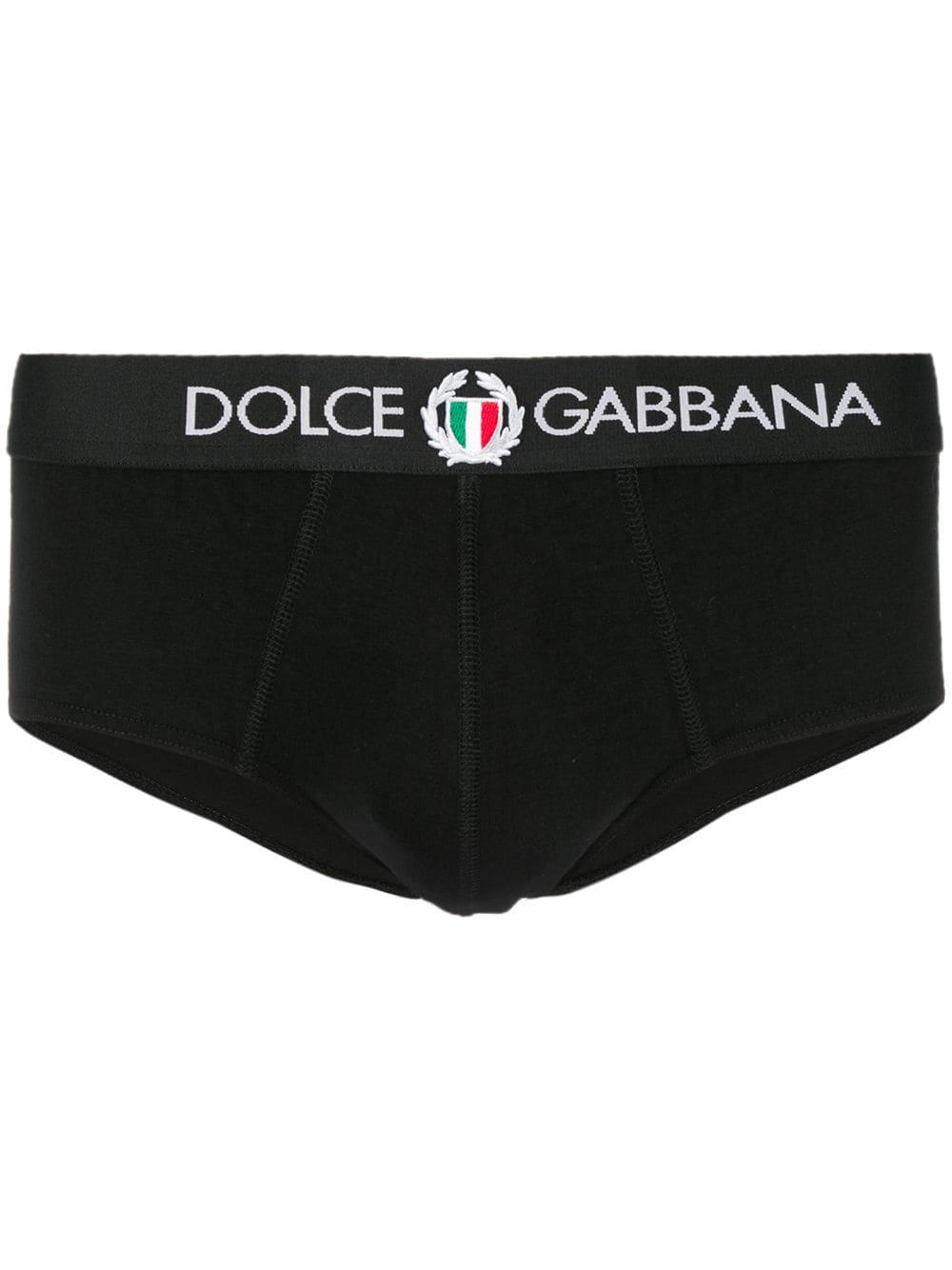 Brando logo-waistband briefs by DOLCE&GABBANA