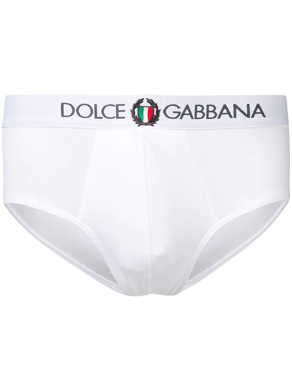 Brando logo-waistband briefs by DOLCE&GABBANA