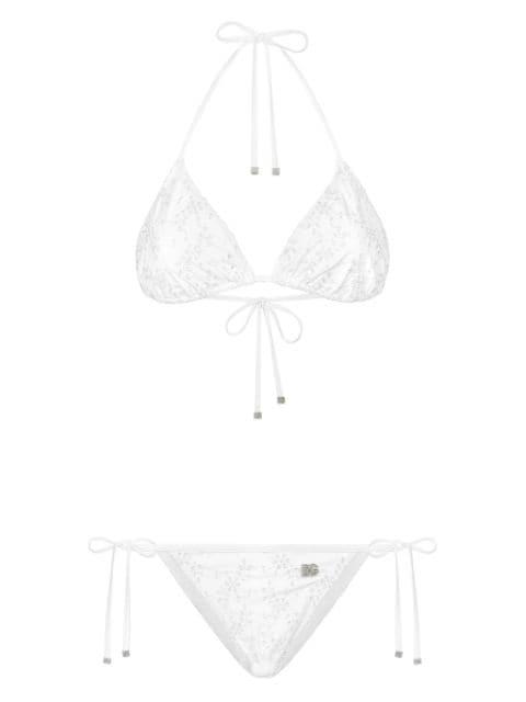 Broderie anglaise bikini by DOLCE&GABBANA