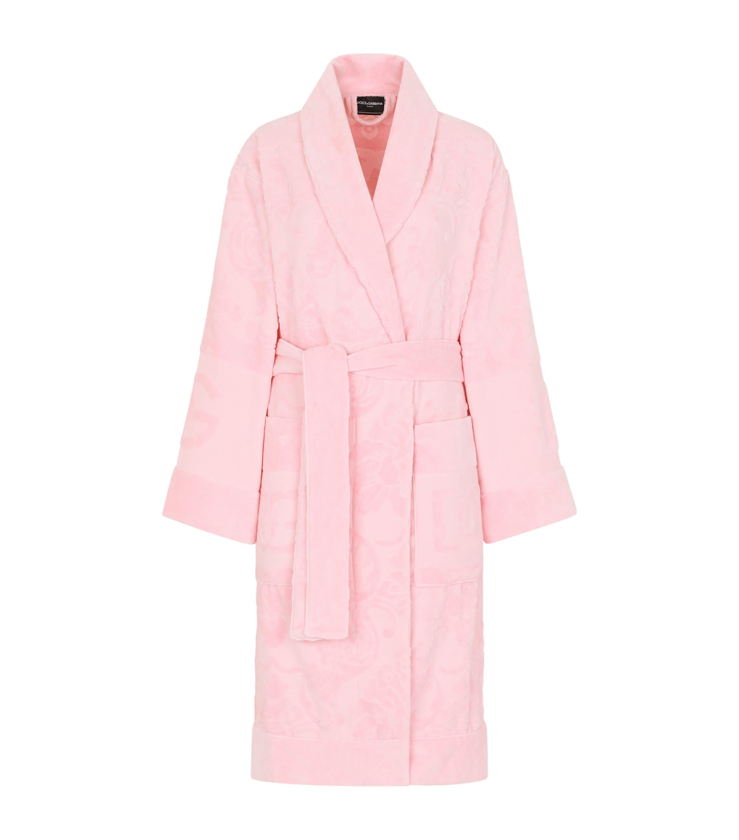 Dolce&Gabbana Casa Terry Cotton DG Logo Robe by DOLCE&GABBANA CASA