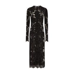 Calf-length floral lace dress by DOLCE&GABBANA