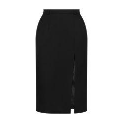 Calf-length skirt with slit by DOLCE&GABBANA