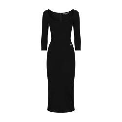 Calf-length viscose knit dress by DOLCE&GABBANA