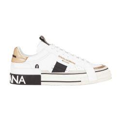 Calfskin 2.Zero Custom sneakers with contrasting details by DOLCE&GABBANA Calfskin 2.Zero Custom sneakers with contrasting details by DOLCE&GABBANA