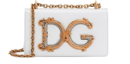 Calfskin DG Girls phone bag by DOLCE&GABBANA