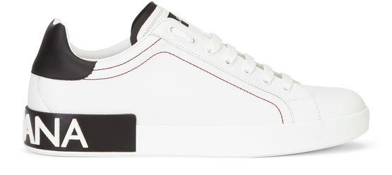 Calfskin Portofino sneakers by DOLCE&GABBANA