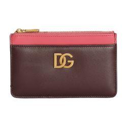 Calfskin card holder with DG logo by DOLCE&GABBANA