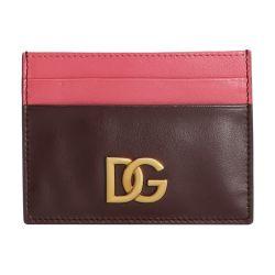 Calfskin card holder with DG logo by DOLCE&GABBANA