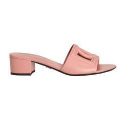 Calfskin mules with DG logo by DOLCE&GABBANA