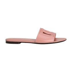 Calfskin sliders with logo by DOLCE&GABBANA