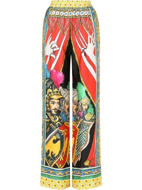 Carretto-print pajama bottoms by DOLCE&GABBANA