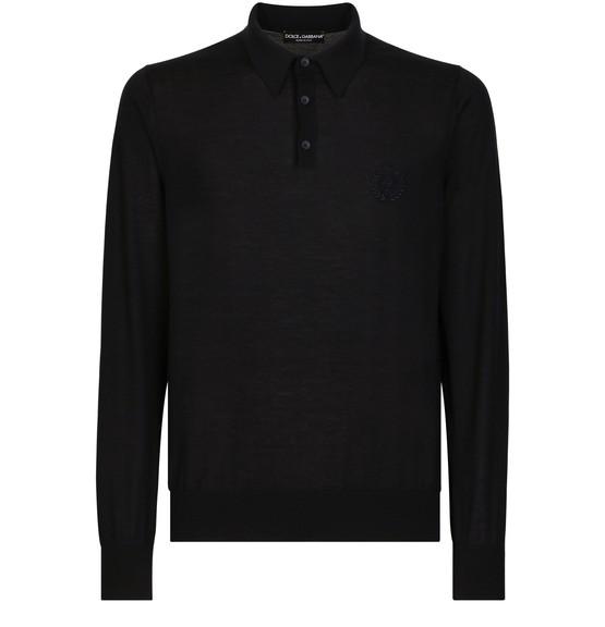 Cashmere polo-style sweater by DOLCE&GABBANA
