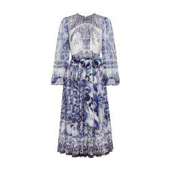 Chiffon Midi Dress by DOLCE&GABBANA