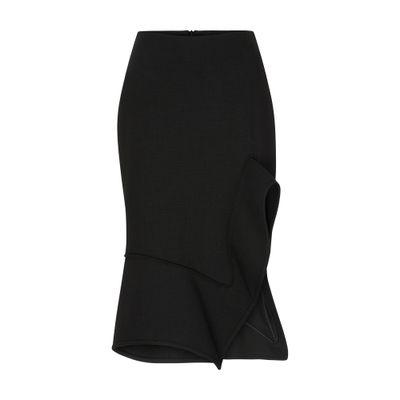 Chiffon calf-length circle skirt by DOLCE&GABBANA