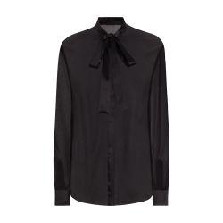 Chiffon pussy-bow shirt by DOLCE&GABBANA