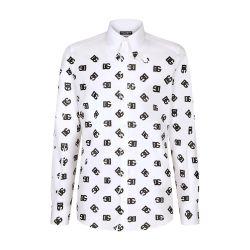 Cotton Martini-fit shirt by DOLCE&GABBANA