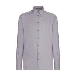 Cotton Martini-fit shirt by DOLCE&GABBANA