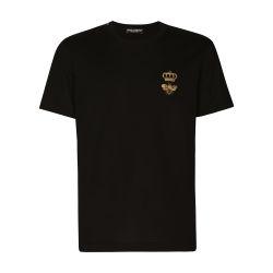 Cotton T-shirt with embroidery by DOLCE&GABBANA