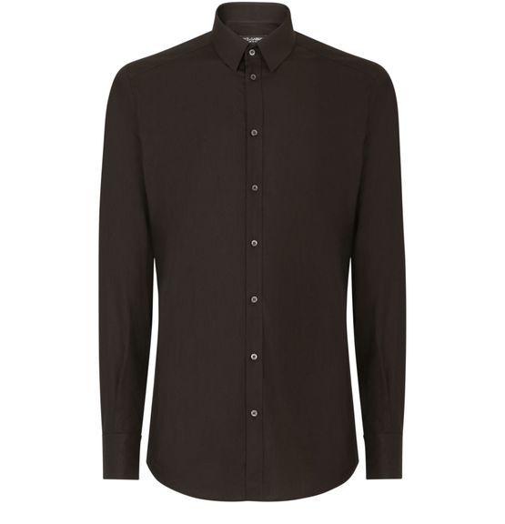 Cotton gold fit shirt by DOLCE&GABBANA