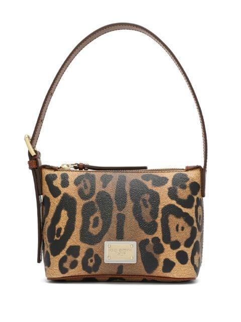 Crespo leopard-print shoulder bag by DOLCE&GABBANA