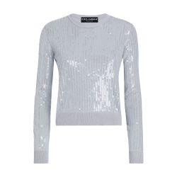 Crewneck sequin sweater by DOLCE&GABBANA