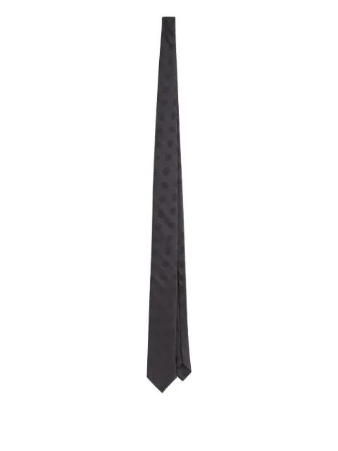 DC logo jacquard tie by DOLCE&GABBANA