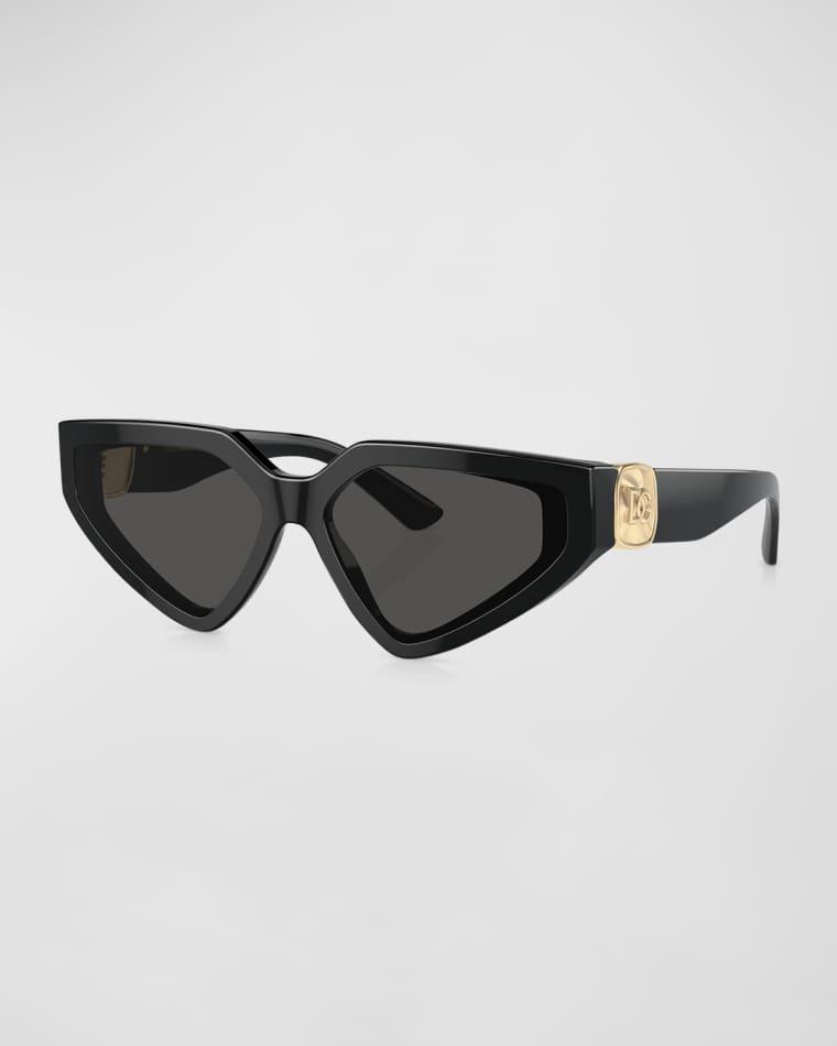 DG Crossed Logo Acetate & Plastic Cat-Eye Sunglasses by DOLCE&GABBANA