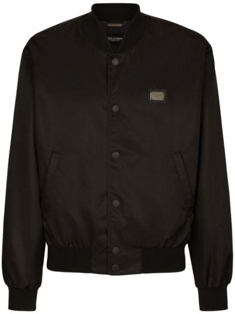 DG Essentials logo-plaque bomber jacket by DOLCE&GABBANA