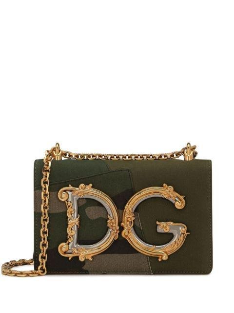 DG Girls camouflage shoulder bag by DOLCE&GABBANA
