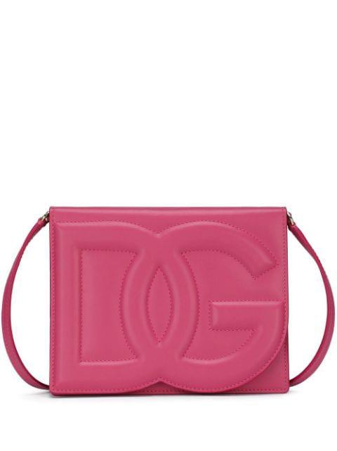 DG Logo leather cross body bag by DOLCE&GABBANA