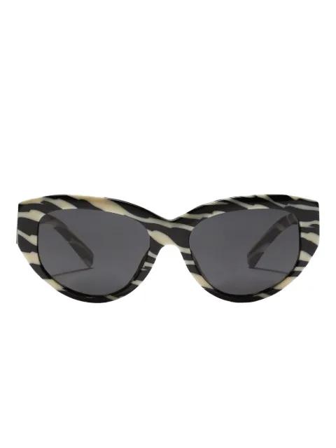 DG geometric-frame zebra-print sunglasses by DOLCE&GABBANA