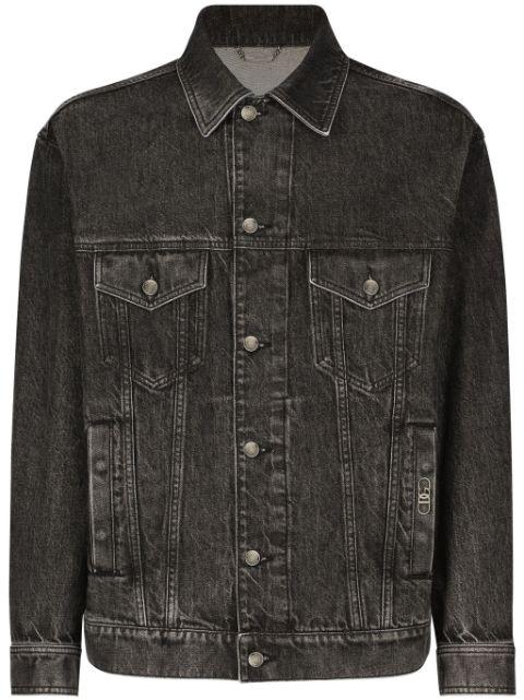 DG-logo denim jacket by DOLCE&GABBANA