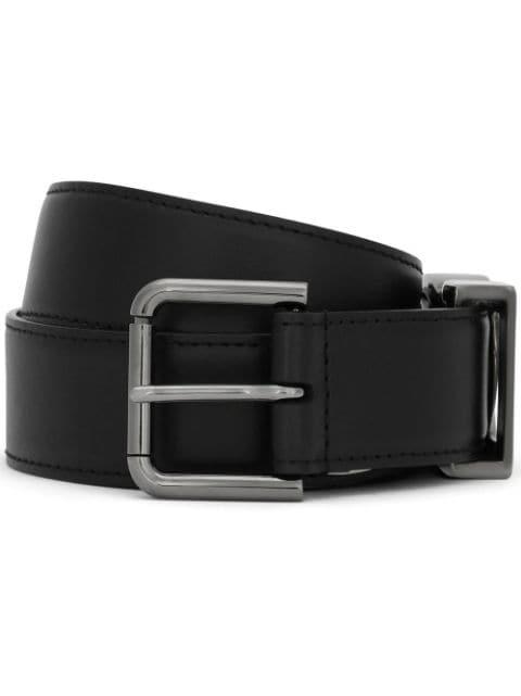 DG-logo leather belt by DOLCE&GABBANA