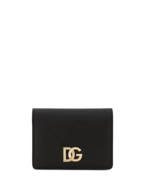 DG-logo leather wallet by DOLCE&GABBANA