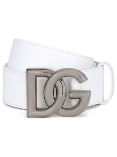 DG logo-plaque belt by DOLCE&GABBANA