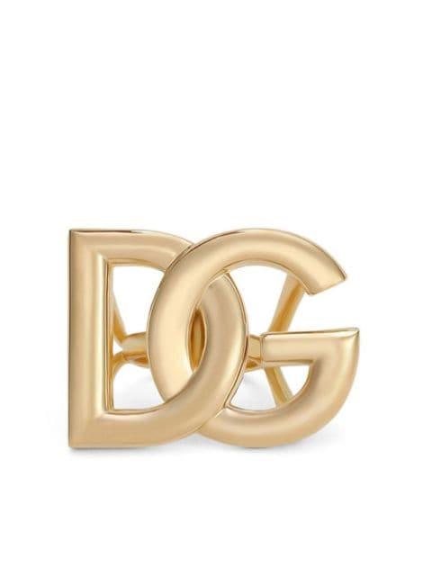 DG logo-plaque ring by DOLCE&GABBANA
