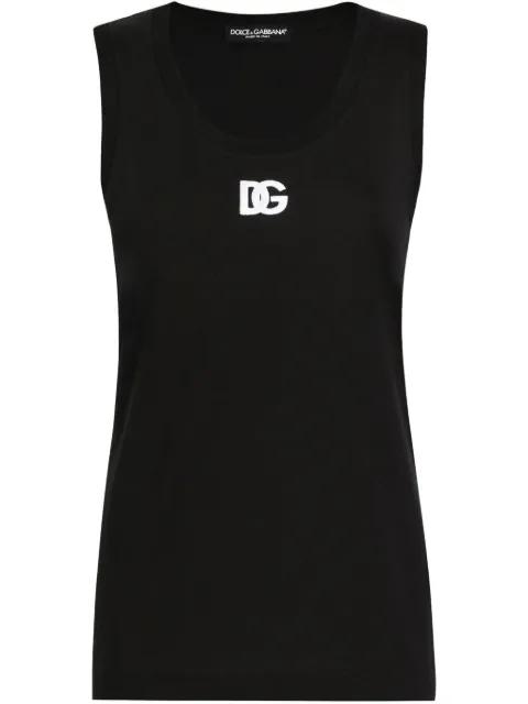 DG logo tank top by DOLCE&GABBANA