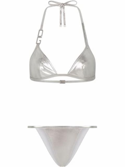 DG-logo triangle bikini by DOLCE&GABBANA