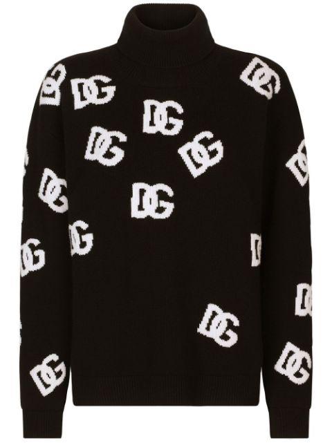 DG-logo virgin wool sweater by DOLCE&GABBANA