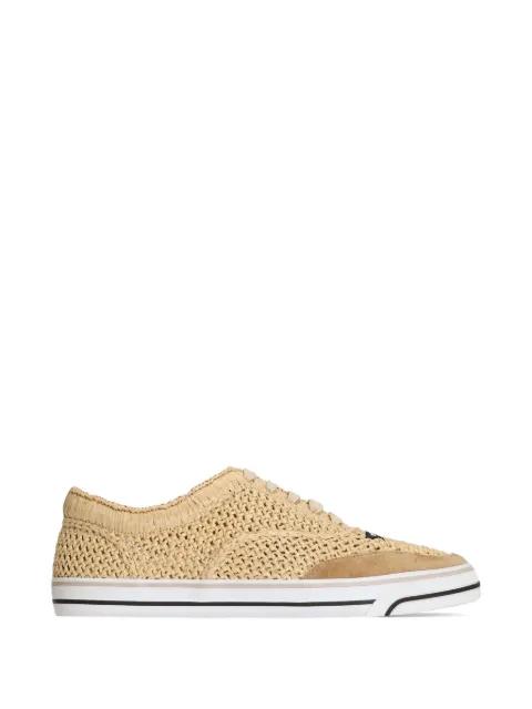 DG sailing sneakers in raffia by DOLCE&GABBANA