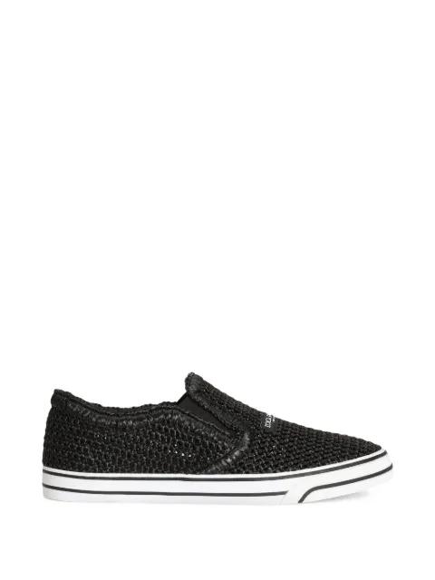 DG sailing sneakers in raffia by DOLCE&GABBANA